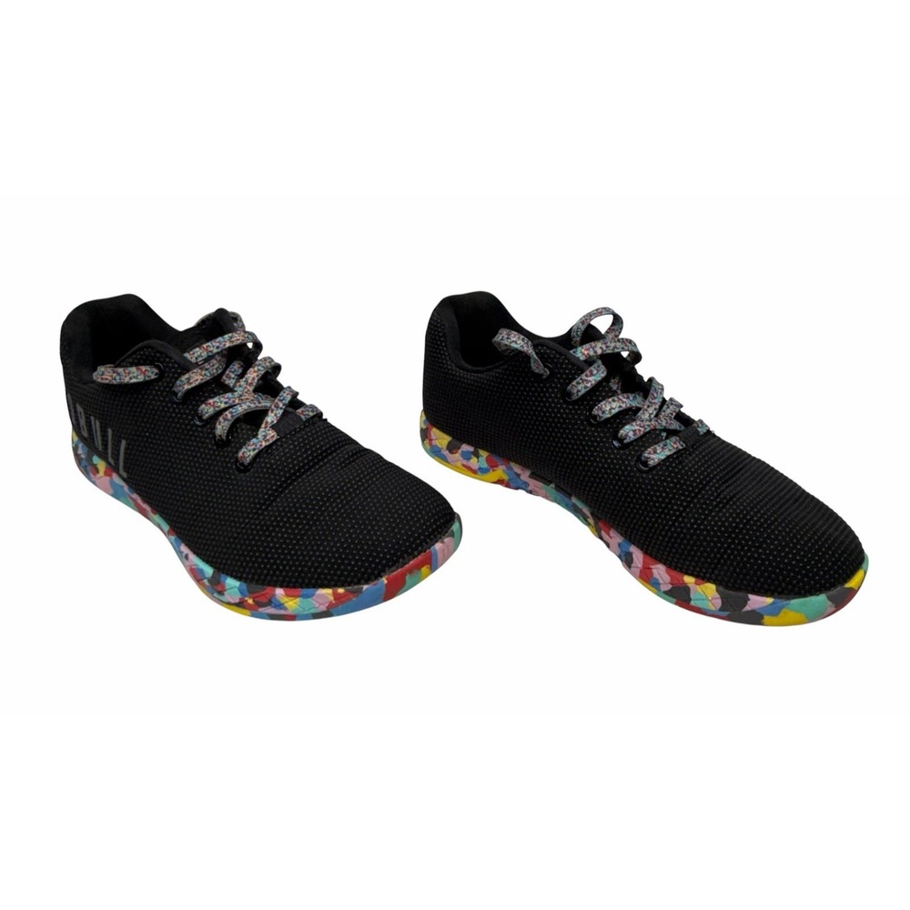 NOBULL Black Multicolor Outwork Trainer Shoes - Men's Size 7, Women's Size 8.5 - Picture 10 of 12